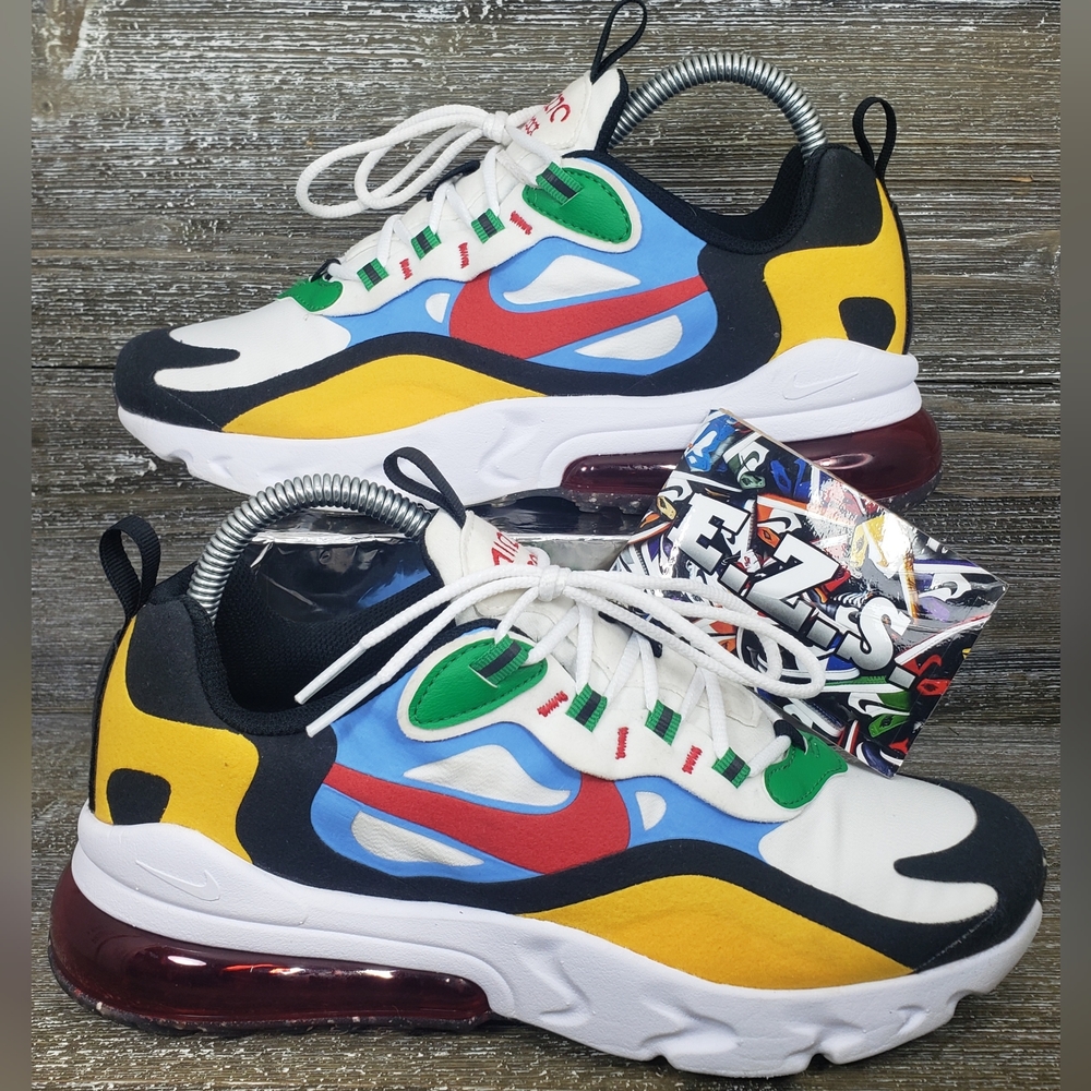 Nike Air Max 270 React Multicolor DB5938-161 Size 8 Women Youth Size 6.5Y